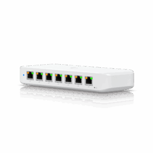 USW Ultra 210W Switch de 8 Puertos GbE (7 Puertos PoE+ y 1 Puerto Entrada PoE++) con Opciones de Montaje Versátiles