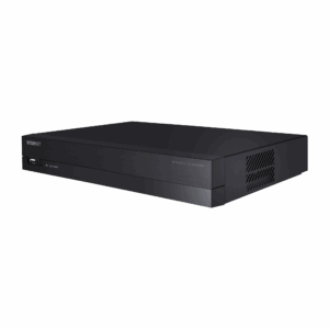 NVR 8 Megapíxel / 8 canales / H.265 / P2P Wisenet / 8 puertos PoE / Incluye 4TB para grabacion / NDAA