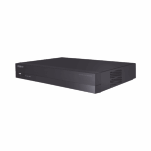 NVR 4 canales grabacion hasta 8MP / H.265, H.264 / P2P Wisenet / 4 puertos PoE Plug and play / soporta 1 disco duro (no incluido).
