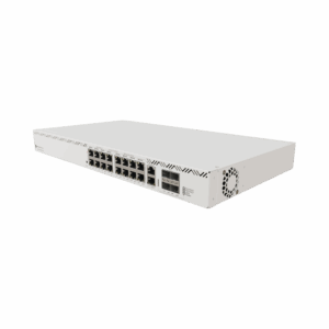 Cloud Router Switch 16 puertos, 8 PoE+ y 8 PoE++, Fuentes redundantes Hot-Swap