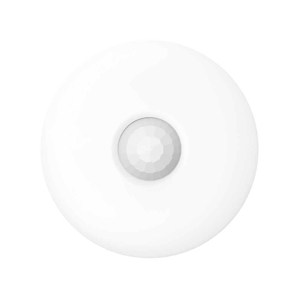 Sensor PIR de Movimiento Dual-Tech con Cobertura de 360° / Rango de Detección 12 mts / Uso en Interior