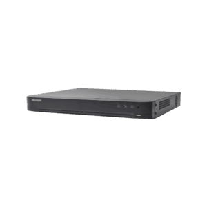 (Audio Bidireccional) DVR 32 Canales TurboHD + 8 Canales IP / 5 Megapixel Lite - 3K Lite / Acusense / Reconocimiento Facial  / Audio por Coaxitron / 2 Bahías de Disco Duro / H.265+ / Salida de Video en Full HD