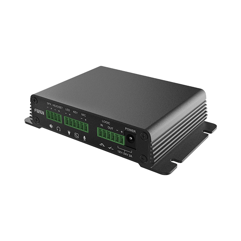 Gateway para Voceo, Paging y Video / Soporte 1 Cámara / Amplificador integrado de hasta 30 W