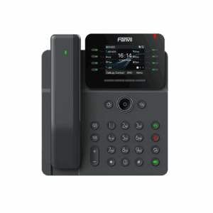 Telefono IP Handset Inalámbrico, 12 Líneas SIP, Conferencia 6 Vias, Puertos Gigabit, PoE, Pantalla 2.8