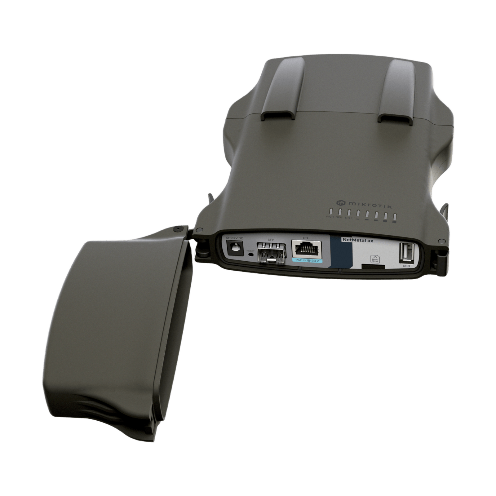 (NetMetal ax) Radio conectorizado Wi-Fi 6 doble banda, Gigabit y SFP+ 2.5G para exteriores