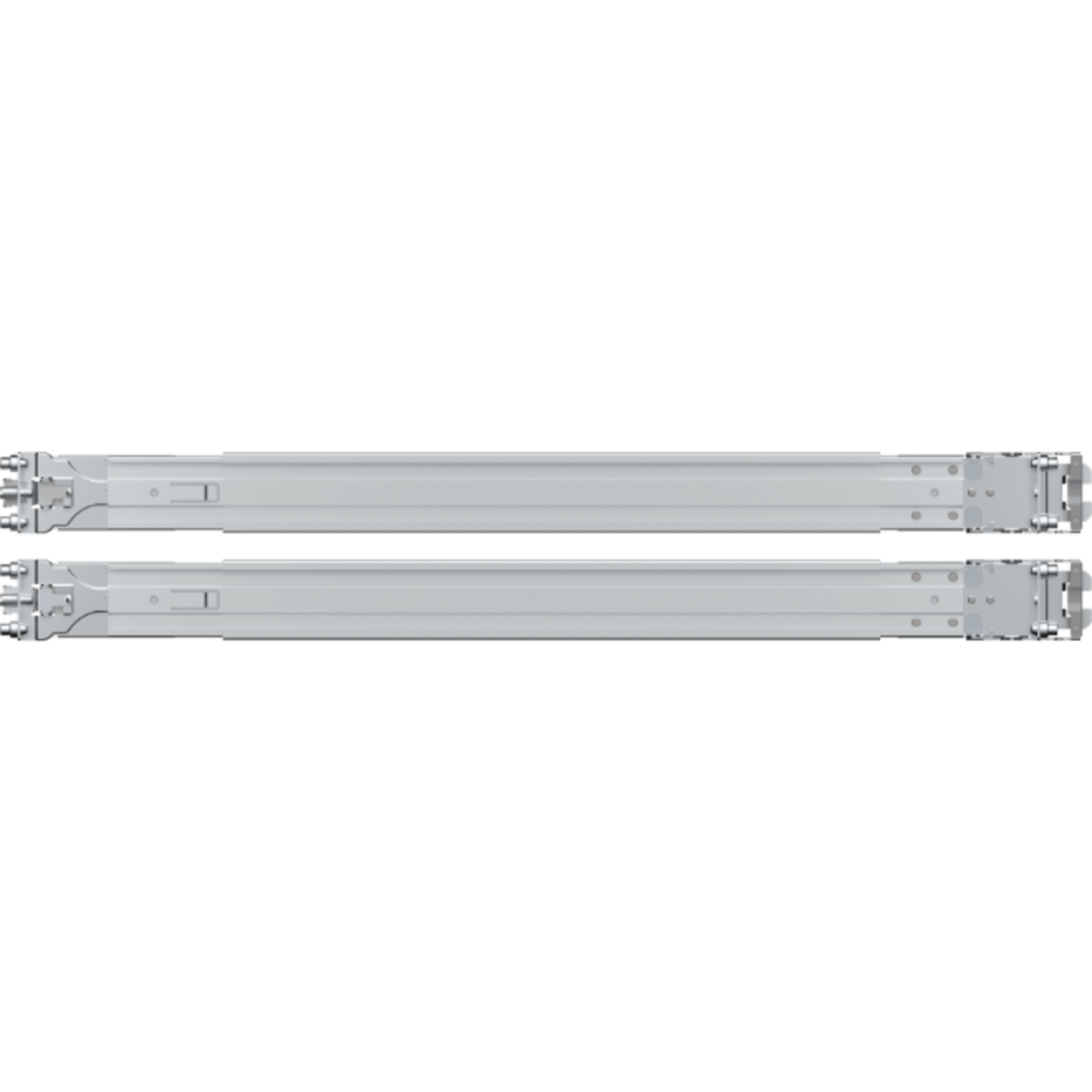 Kit de Rieles para Rack Synology RKS-01 | Compatible con Servidores de Montaje en Rack | Ancho de Pilar ?450 mm | Ancho de Panel ?480 mm | Profundidad de Montaje 553-834 mm | Orificios Cuadrados ?9.5 mm | Orificios Redondos ?7.1 mm.