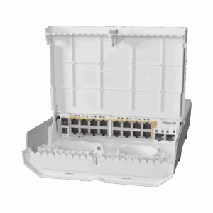(netPower 16P) Switch administrable Sistema Operativo Dual, 16 puertos c/PoE, 2 puertos 10G SFP+ para Exterior