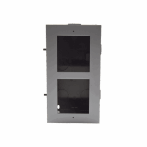 Base de 2 Espacios para EMPOTRAR Módulos de Videoporteros Hikvision