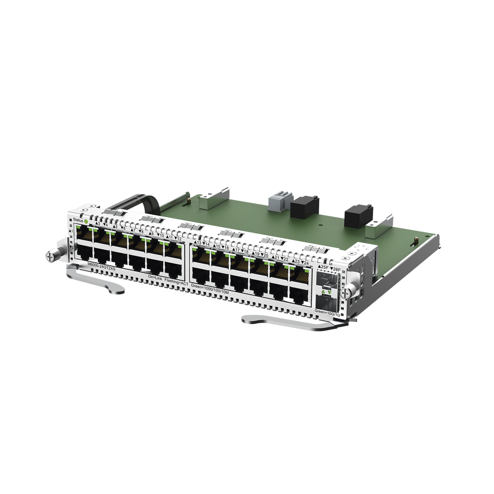 M6000-24GT2XS 24 PTOS GIGA RJ45 Y 2 SFP+ LC PARA RG-NBS6002