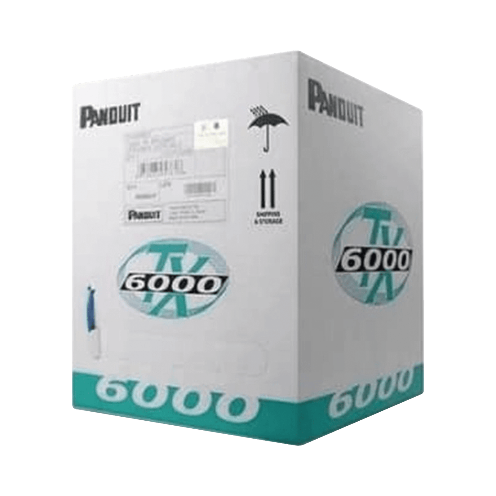 Bobina de Cable UTP 305 m. de Cobre, TX6000 PanNet, Reelex, Amarillo, Categoría 6 Mejorado (23 AWG), PVC (CM), de 4 pares