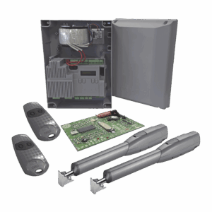 Kit de Operadores para Puertas Abatibles de hasta 3 Metros y 400 Kg ATS 3024 / Uso Intensivo