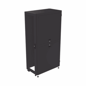 Gabinete para Telecomunicaciones Rack Estándar de 19", 42UR, 600 mm Ancho x 1000 mm Profundidad. Fabricado en Acero, Se envía el Gabinete Armado.
