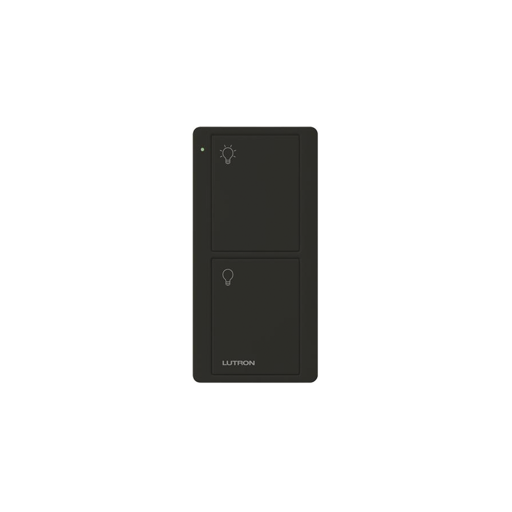 Control remoto PICO 2 botones encender/apagar, color negro, complemente con un switch on/off, Caseta, RA2, RadioRa2