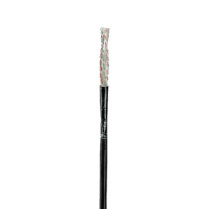 Bobina de Cable UTP de 4 Pares, Con Aislamiento de Fluoropolímero, Cat6A (23 AWG), Uso Interior/Exterior Para Entorno Ambiental de Altas Temperaturas (Hasta 125ºC) , CMP (Plenum), Color Negro, 305 m