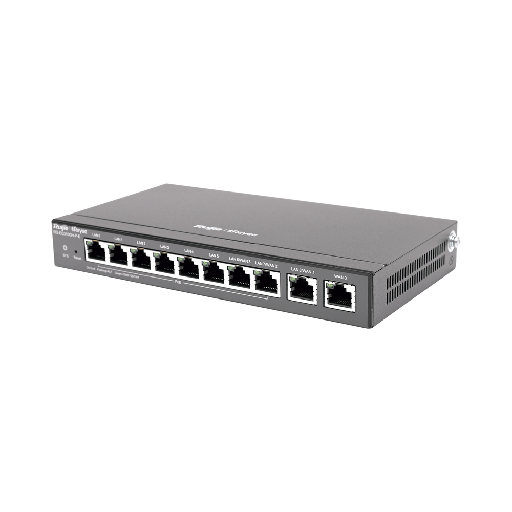 Router Balanceador con Función SD-WAN, PoE+ hasta 110 Watts, Hasta 4 Servicios de Internet y hasta 350 clientes con desempeño de 1.5 Gbps
