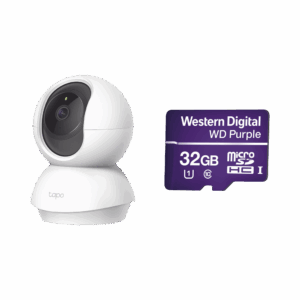 Kit de Cámara IP Wi-Fi / Incluye 1 Pieza Modelo TAPOC200 / 2 Megapixel / Audio Doble Vía / Utiliza La App Tapo / 1 Memoria Micro SD Modelo Mod WD32MSD