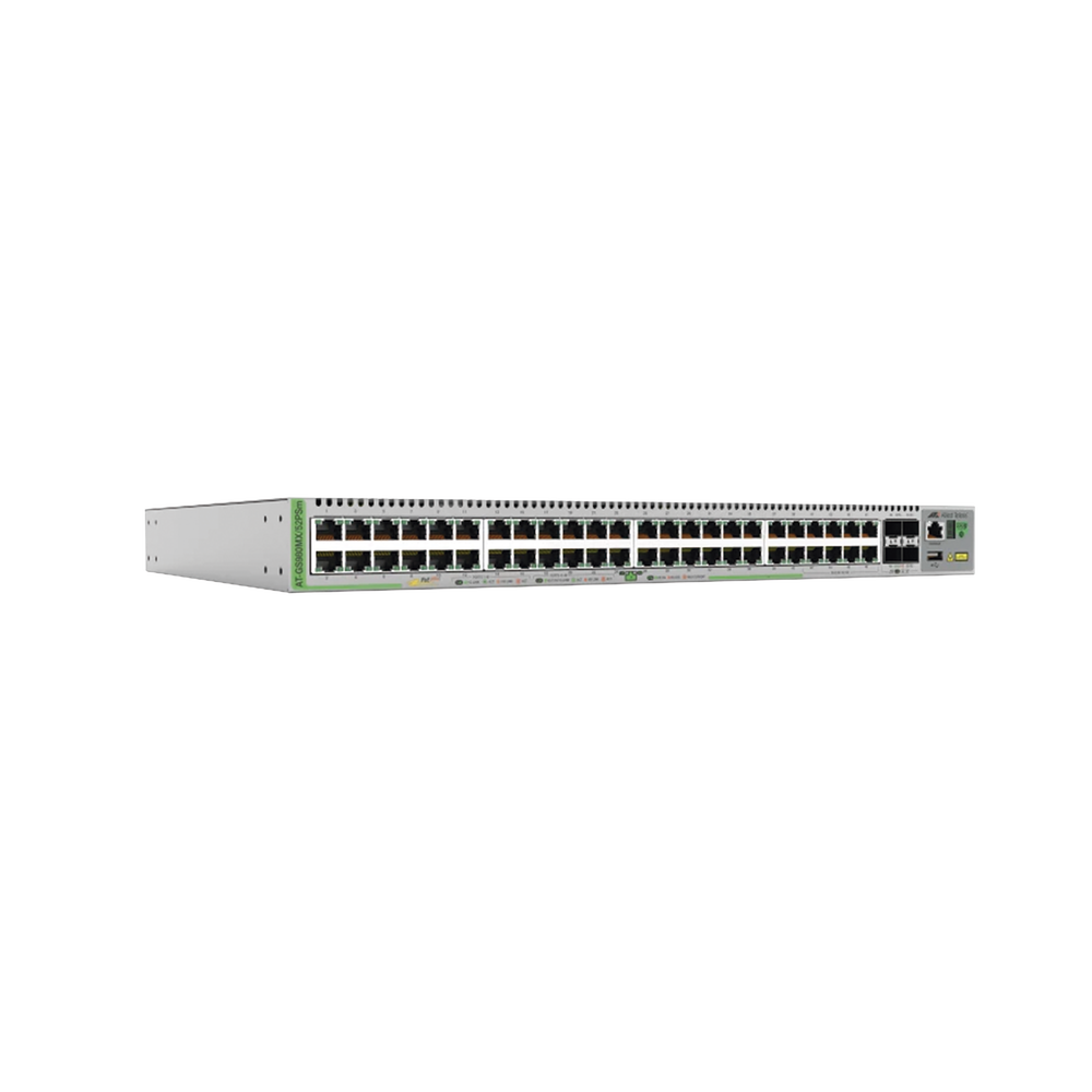 Switch L3 Stackable, 40x 10/100/1000-T PoE+ , 8x 100M/1G/2.5G/5G-T PoE+, 4x SFP+ Ports, 370W