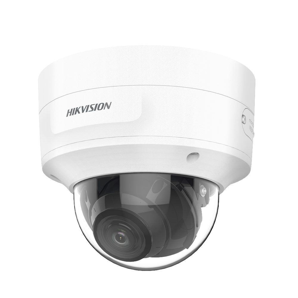 Domo IP 6 Megapixel / Lente Mot. 2.7 a 13.5 mm / 40 mts IR EXIR / Conteo de Personas / Captura Facial / IP67 / IK10 / WDR 120 dB / PoE+ / Alarmas y Audio I/O / ACUSENSE / Micro SD / DarkFighter