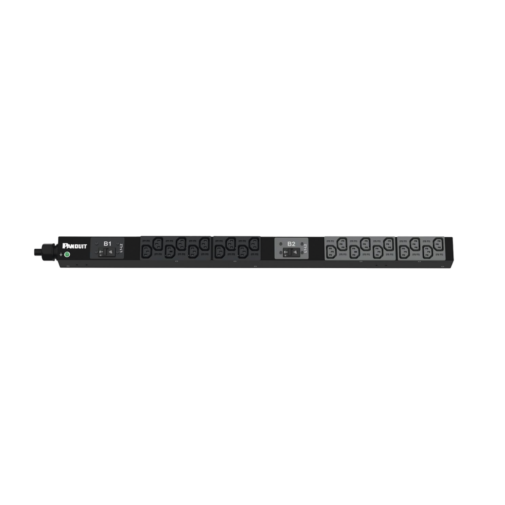 PDU Básico para Distribución de Energía, Enchufe de Entrada NEMA L6-30P, Con 20 Salidas C13, de Instalación Vertical, 208 Vca, 30 Amp