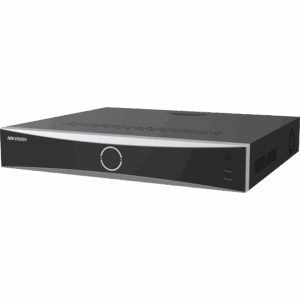 [Acusearch] NVR 12 Megapixel (4K) / 16 canales IP / 16 Puertos PoE+ / AcuSense (Evita Falsas Alarmas) / Reconocimiento Facial / 4 Bahías de Disco Duro / Switch PoE 300 mts  / HDMI en 4K / Alarmas I/O
