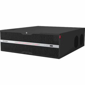 [Doble Poder de Decodificación] NVR 32 Megapixel (8K) / 128 Canales IP / AcuSense / ANPR / Conteo de Personas / 16 Bahías de Disco Duro / 2 Tarjetas de Red / Soporta RAID con Hot Swap / 2 HDMI en 8K / POS / Alarmas I/O  / Smart Search