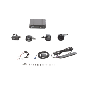 Kit DVR Móvil 1080P / Incluye 4 Cámaras TURBOHD 1080P / Modulo 4G y GPS / Soporta Memoria SD / Visualización por Hik-Connect Teams
