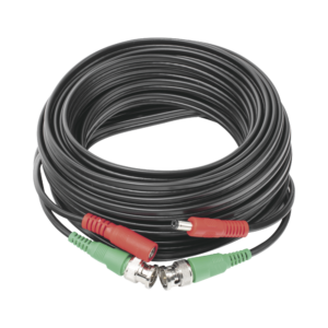 Cable Coaxial (BNC RG59) + Alimentaci�n / SIAMES / 10 Metros (32.81 Pies) / Aleaci�n Cobre + Aluminio CCA / Para C�maras 4K / Uso Interior y Exterior