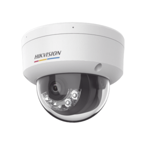 [Dual Light + ColorVu] Domo IP 6 Megapixel / Lente 2.8 mm / 30 mts IR + 30 mts Luz Blanca / Micrófono Integrado / ACUSENSE Lite / Exterior IP67 / IK08 / dWDR / PoE / Micro SD