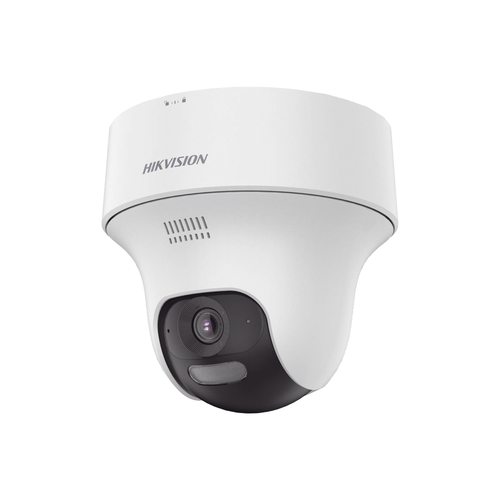 Turret PT IP 4 Megapixel / Lente 2.8 mm / Dual Light (20 mts IR + 15 mts Luz Blanca) / Wi-Fi / IP54 / dWDR / H.265 / Audio Bidireccional (Micrófono y Bocina) / Micro SD