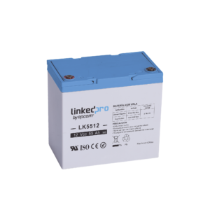 Batería de respaldo 12 V | 55 Ah |  AGM | Especial para Seguridad Electrónica | UPS | Sistemas de Emergencia  | Vida útil 5 años | Terminales T2