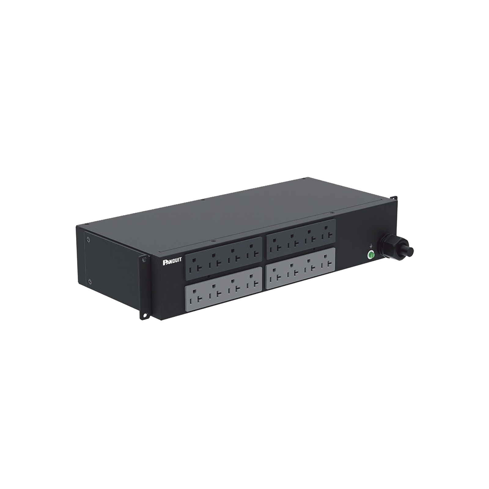 PDU Básico para Distribución de Energía, Enchufe de Entrada NEMA L5-30P, Con 16 Contactos NEMA 5-20R, Instalación Horizontal de 19in, 2 UR, 30 Amp, 120 Vca