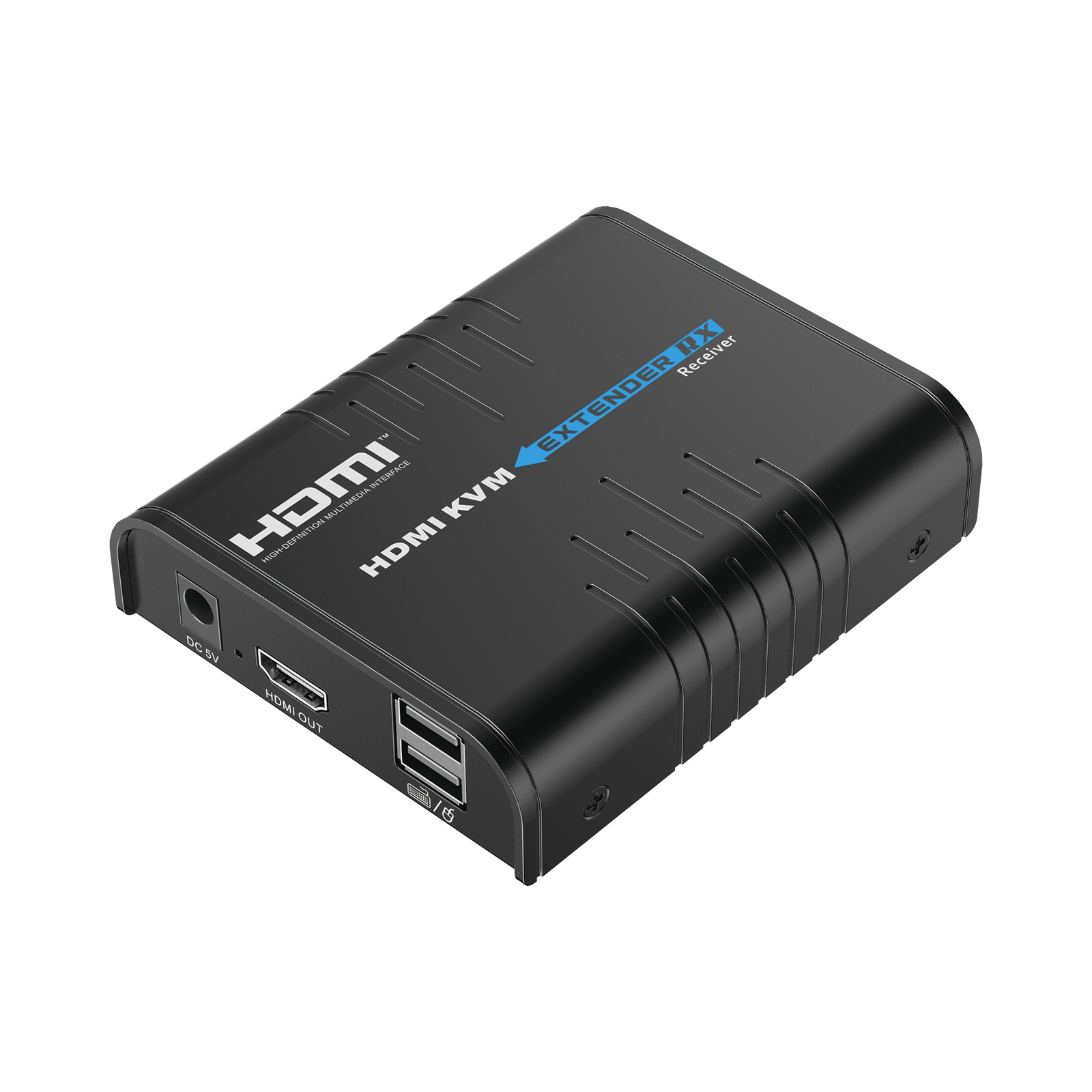 Receptor Compatible para Kits TT373KVM4.0 | Resolución 1080P @ 60 Hz | Soporta STP y UTP CAT6 | Control IR | Compatible con Switch Gigabit para control KVM múltiple.