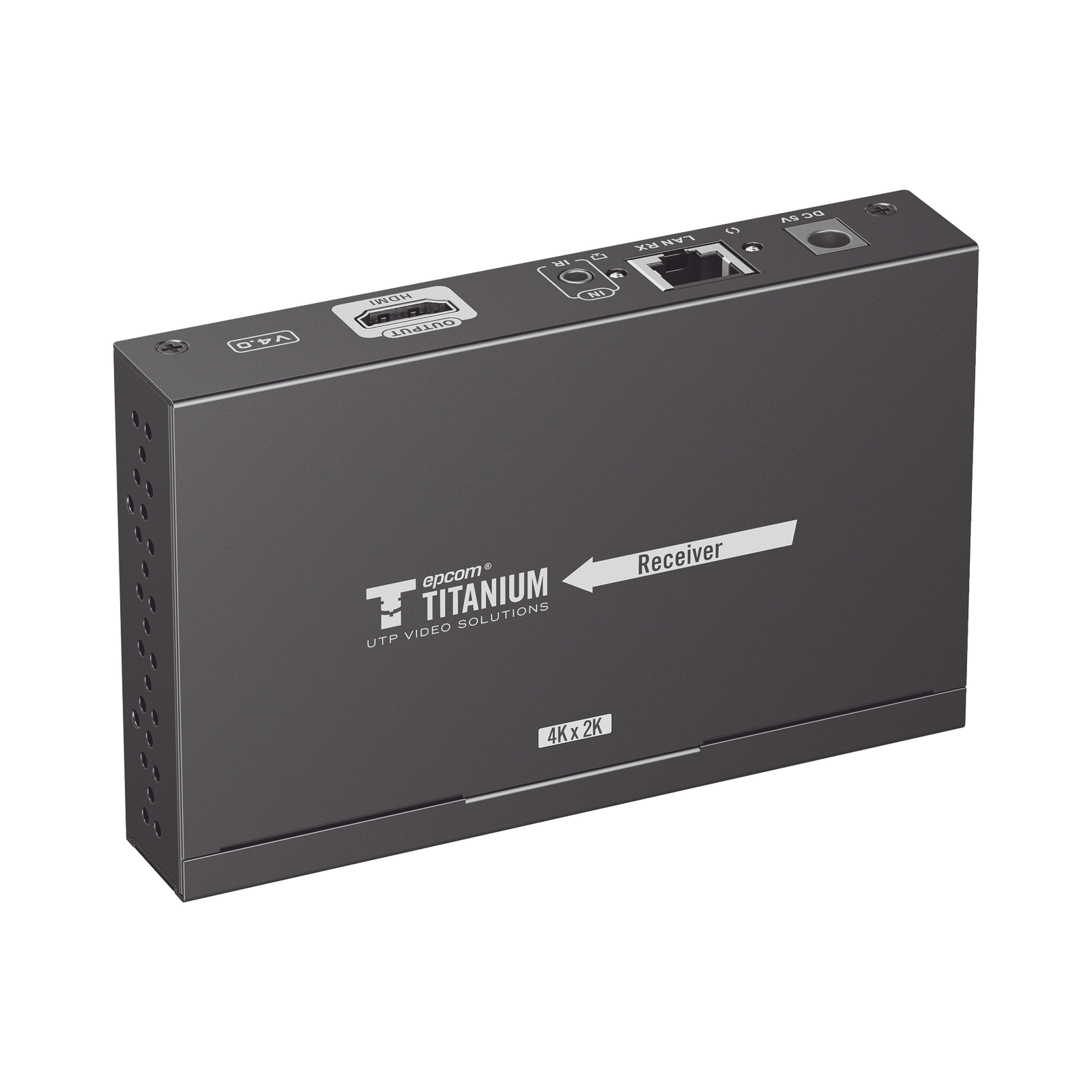Receptor Compatible para Kit Matricial TT-683-MATRIX-4.0 | Resolución 4K@30Hz | Cat6 | Control IR | Compatible con Switch IGMP (Solo para transmisor versión 4.0).