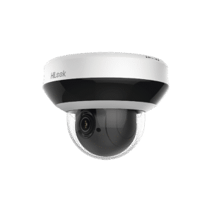 Mini PTZ IP 4 Megapixel / 4X Zoom / Audio Bidireccional / H.265+ / 20 mts IR EXIR / WDR 120 dB / PoE / IK10 / IP66 / Ultra Baja Iluminación / Micrófono Integrado / Micro SD