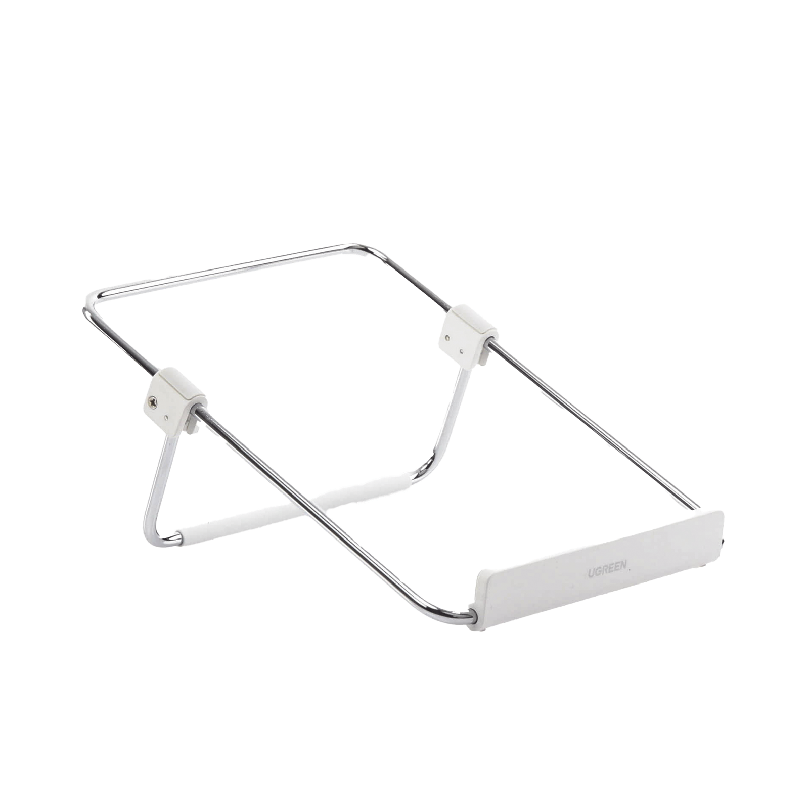 Soporte para Laptop / Plegable / Ajustable de 87 a 131 mm / Amplia compatibilidad 11''-16'' / Capacidad de carga 20 KG / Antideslizante / Ultra Ligero / Metal / ABS / Silicona / Color Plata
