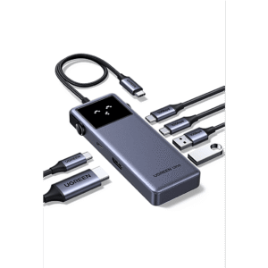 Hub USB-C 6 en 1 / HDMI 4K@60Hz / 3 Puertos USB-A 5Gbps / Carga PD 3.0 100W / Compatibilidad Universal Windows-macOS-Linux / Diseño Compacto