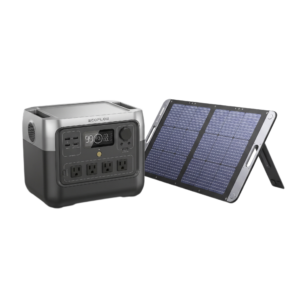 Kit de Energía Portátil / Estación 768 Wh / Salida AC 800 W (1600 W X-Boost) / Panel Solar 200 W / Batería LiFePO4 / IP67