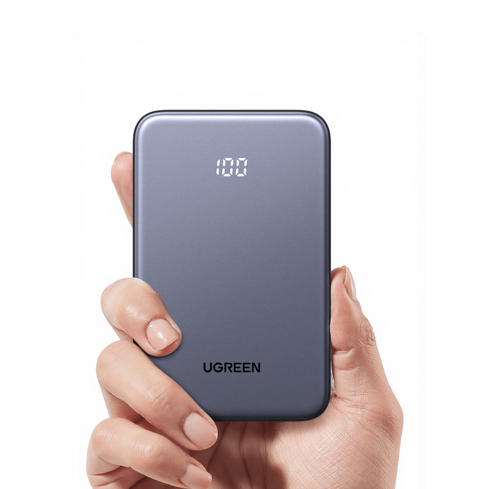 Power bank Ultradelgado 10000mAh / 20W Máximo / Puerto USB-C PD3.0 PPS / Puerto USB-A 22.5W / Batería Polímero de Litio / Pantalla Digital / Carga Rápida 3 Horas / Protocolos Múltiples / Protección